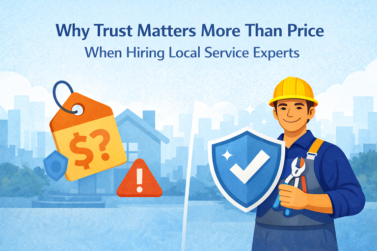 Why Trust Matters More Than Price When Hiring Local Service Experts – The Helping Heros Blog
